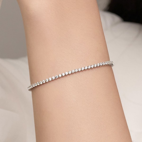 모이사나이트 다이아몬드 테니스 팔찌 3발 1.7mm (소) 요약정보 및 구매